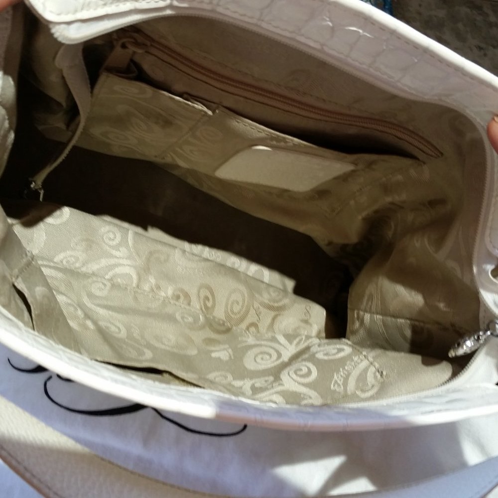 Brighton CHER White Patent Leather Bag - Picture 3 of 7